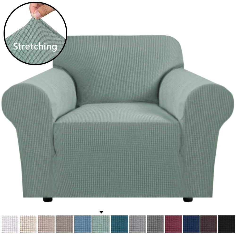 SageGreen Jacquard Fabric Covers for Sofa Couch Recliner Lounge Trendy Chair