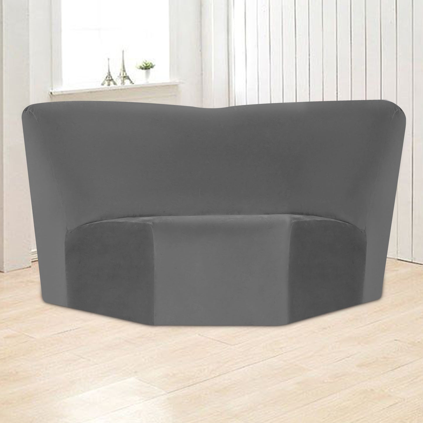 00 DarkGrey Velvet Cover for Standard and Reclining Sofas Couches Lounges Dining Chair