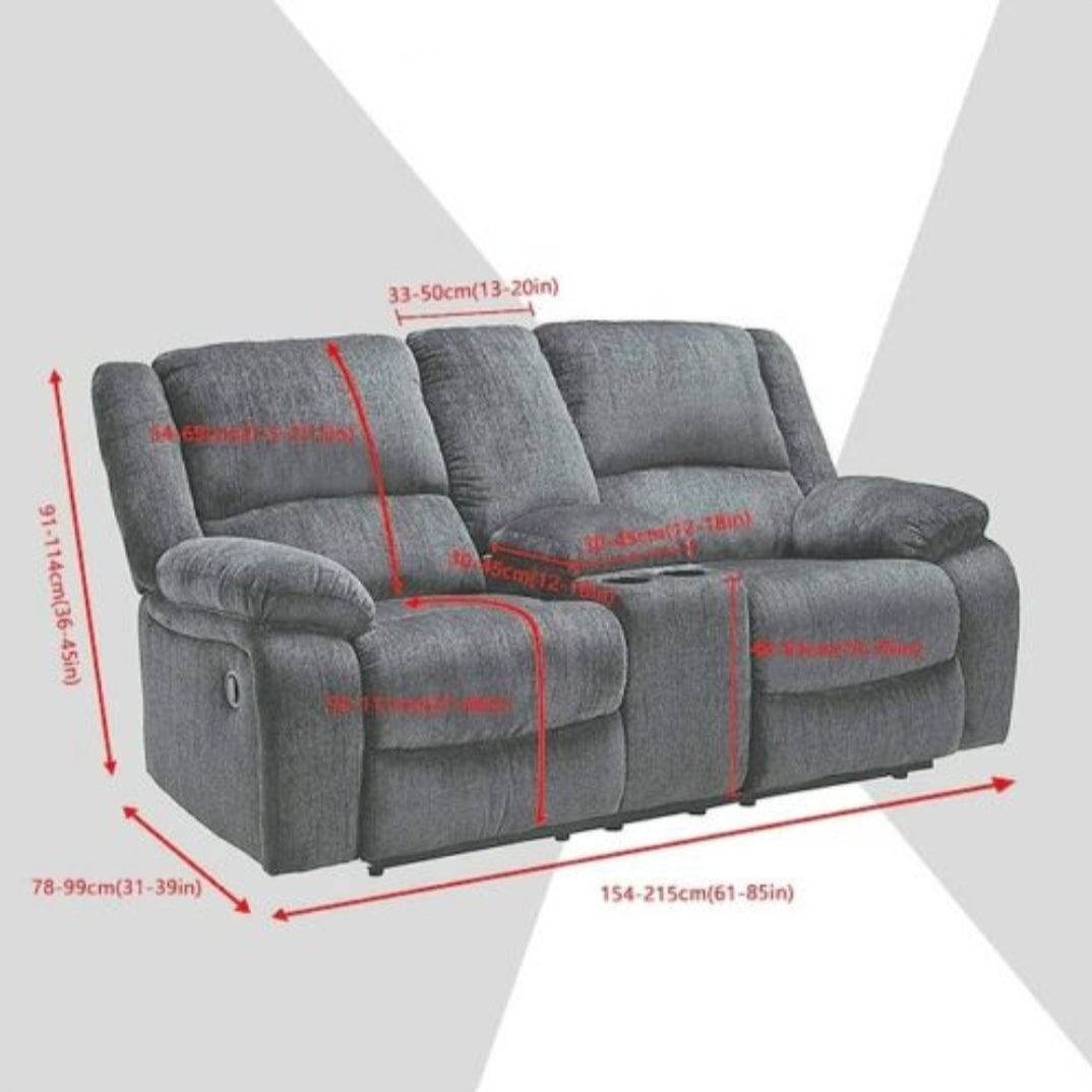 4- Recliner Sofa Covers for 1seat, 2seat and 3 seat recliner sofas and with console - Trendy Home Decors and Furnishings