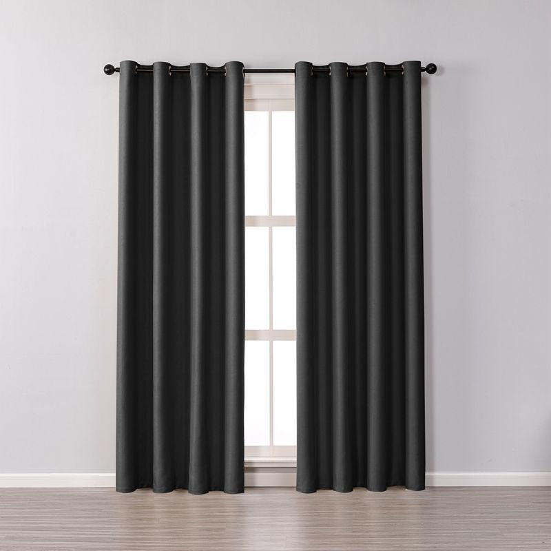 All-Satin 100% Blockout Sunblock Eyelet Curtains