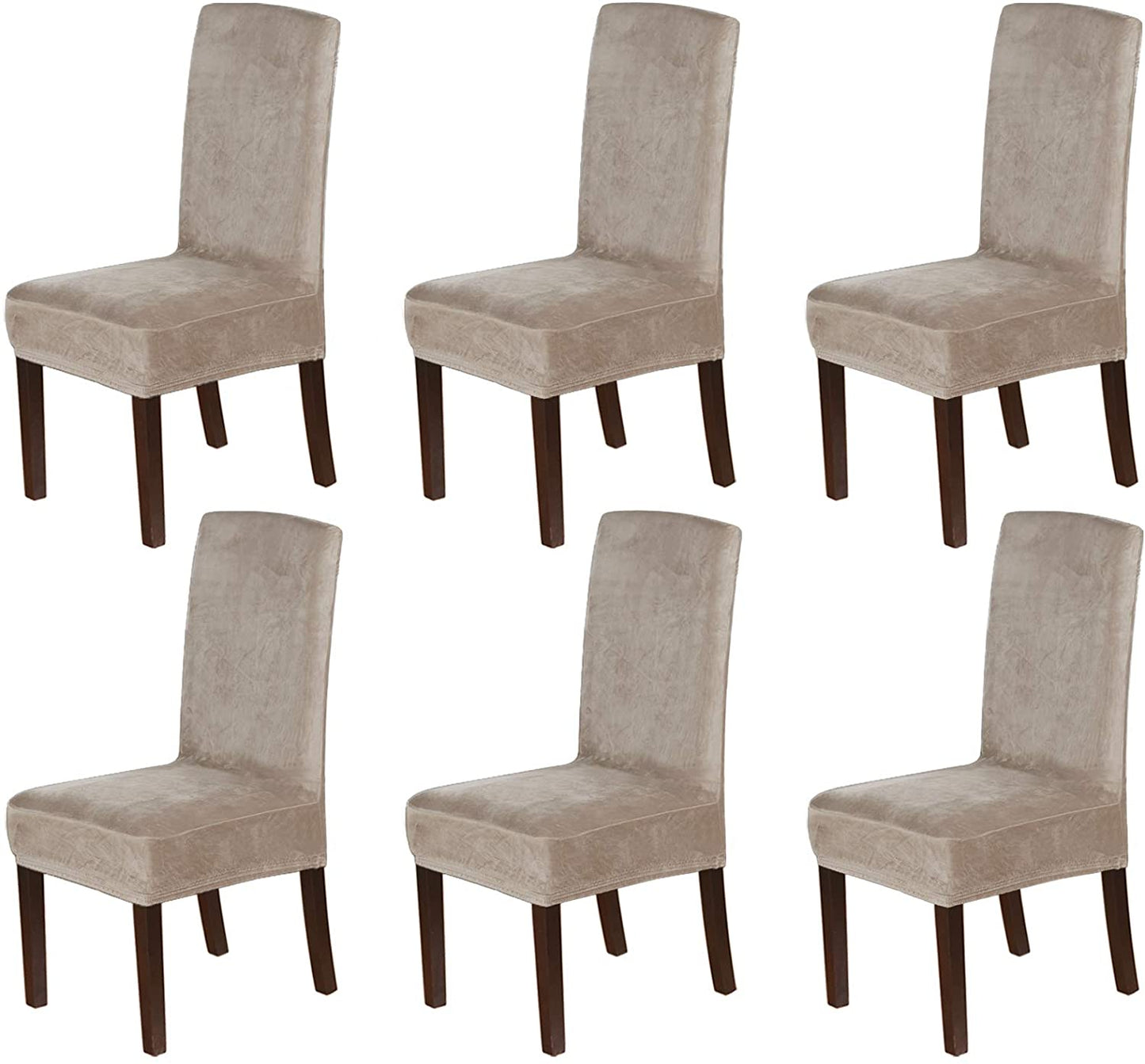 Dining Chair Covers - Velvet Fabric