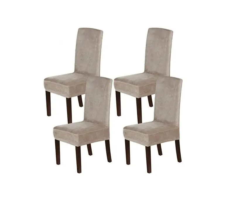 Dining Chair Covers - Velvet Fabric