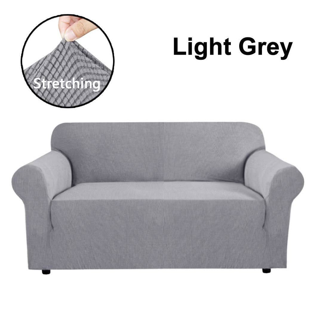 0 LightGrey-JacquardFabricCovers for Standard and Reclining Sofas Couches Lounges OfficeDining Chair