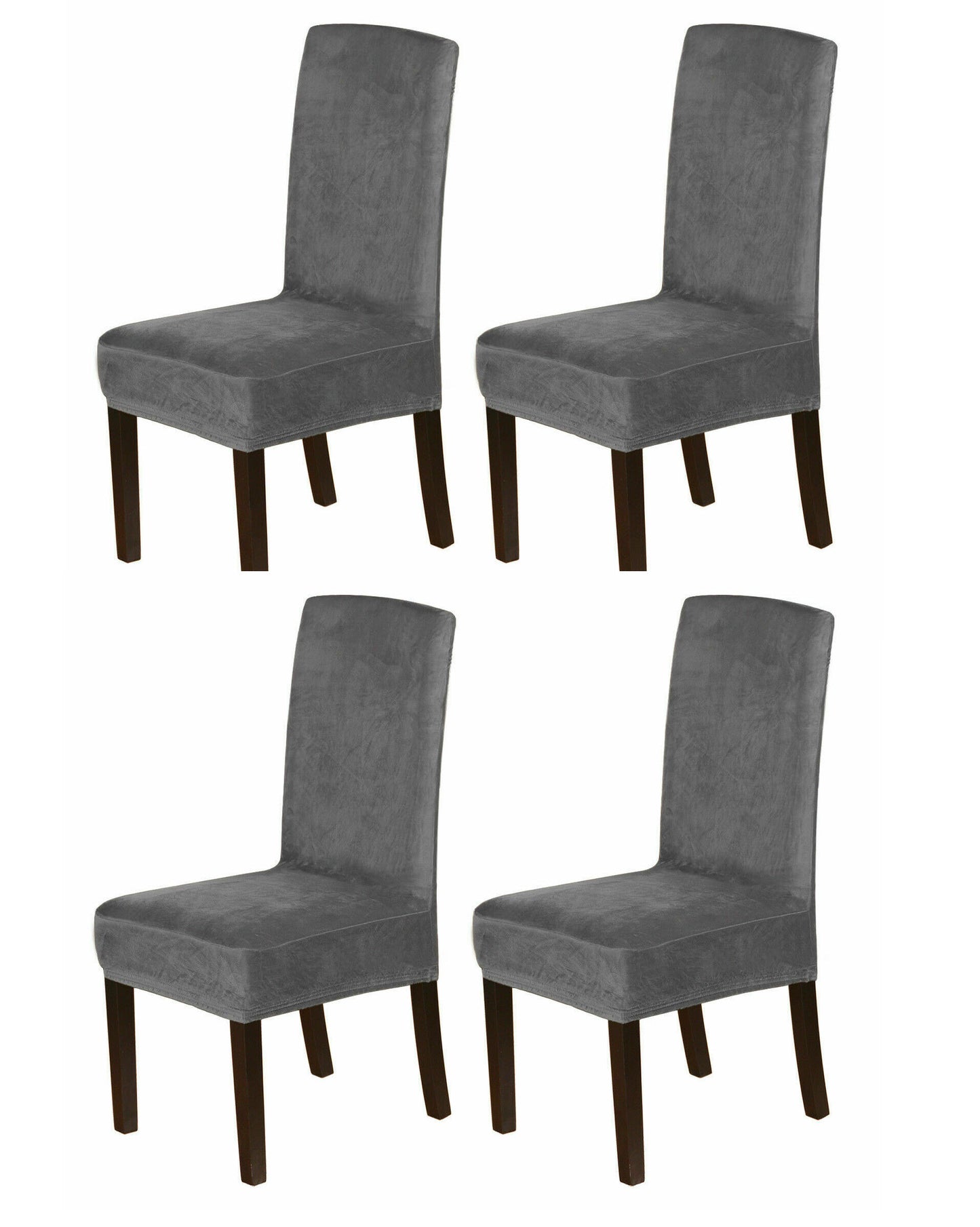 Dining Chair Covers - Velvet Fabric