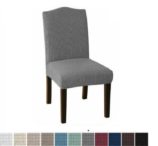 Dining Chair Covers - Jacquard Fabric - Standard and XL sizes