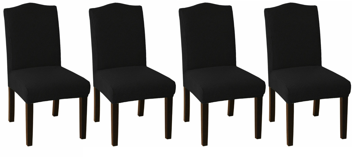 Dining Chair Covers - Jacquard Fabric - Standard and XL sizes