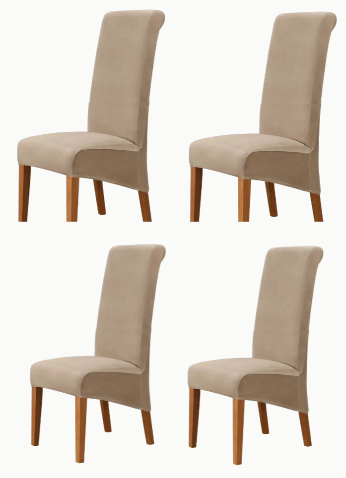 Dining Chair Covers - Velvet Fabric