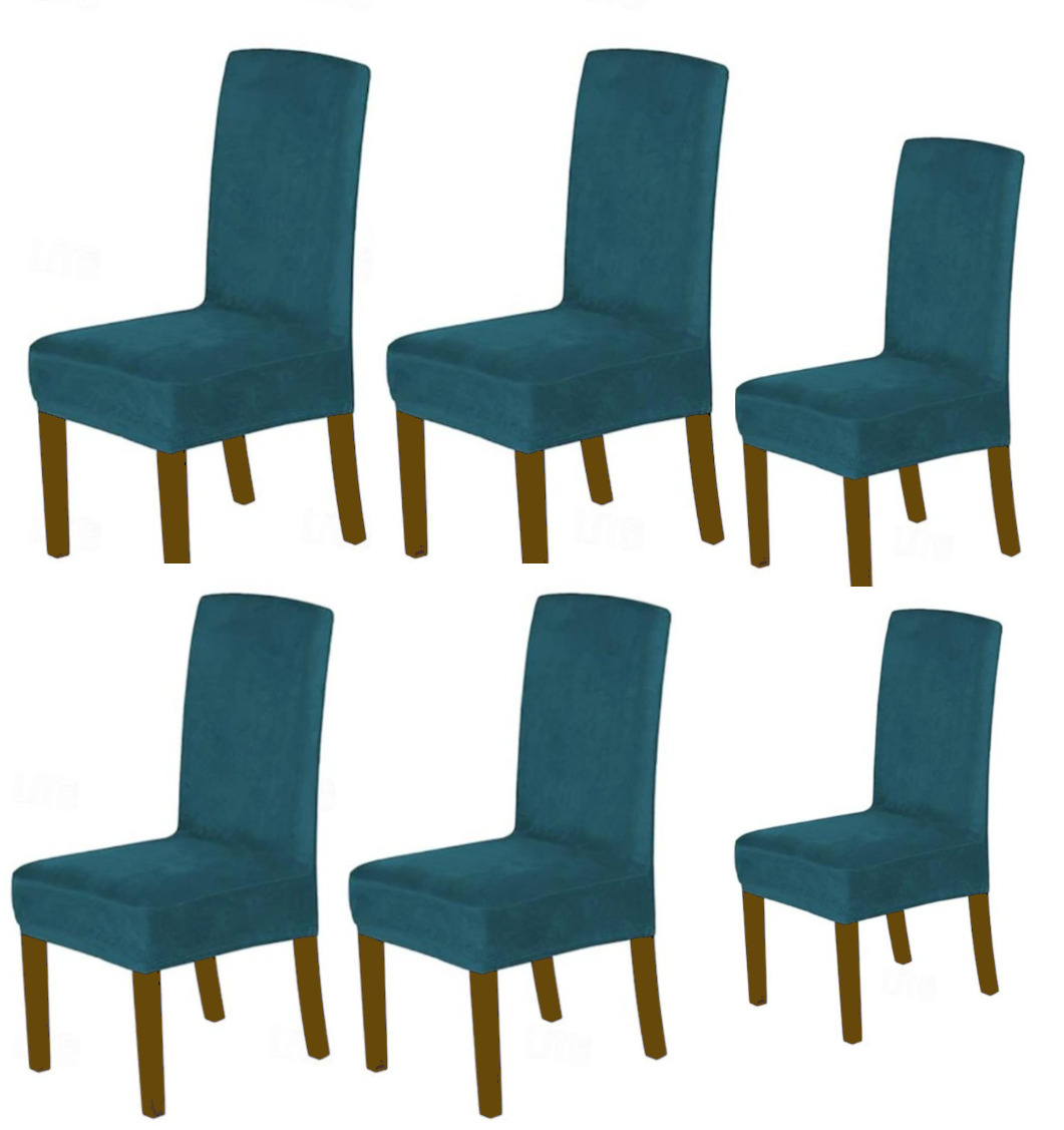 Dining Chair Covers - Velvet Fabric