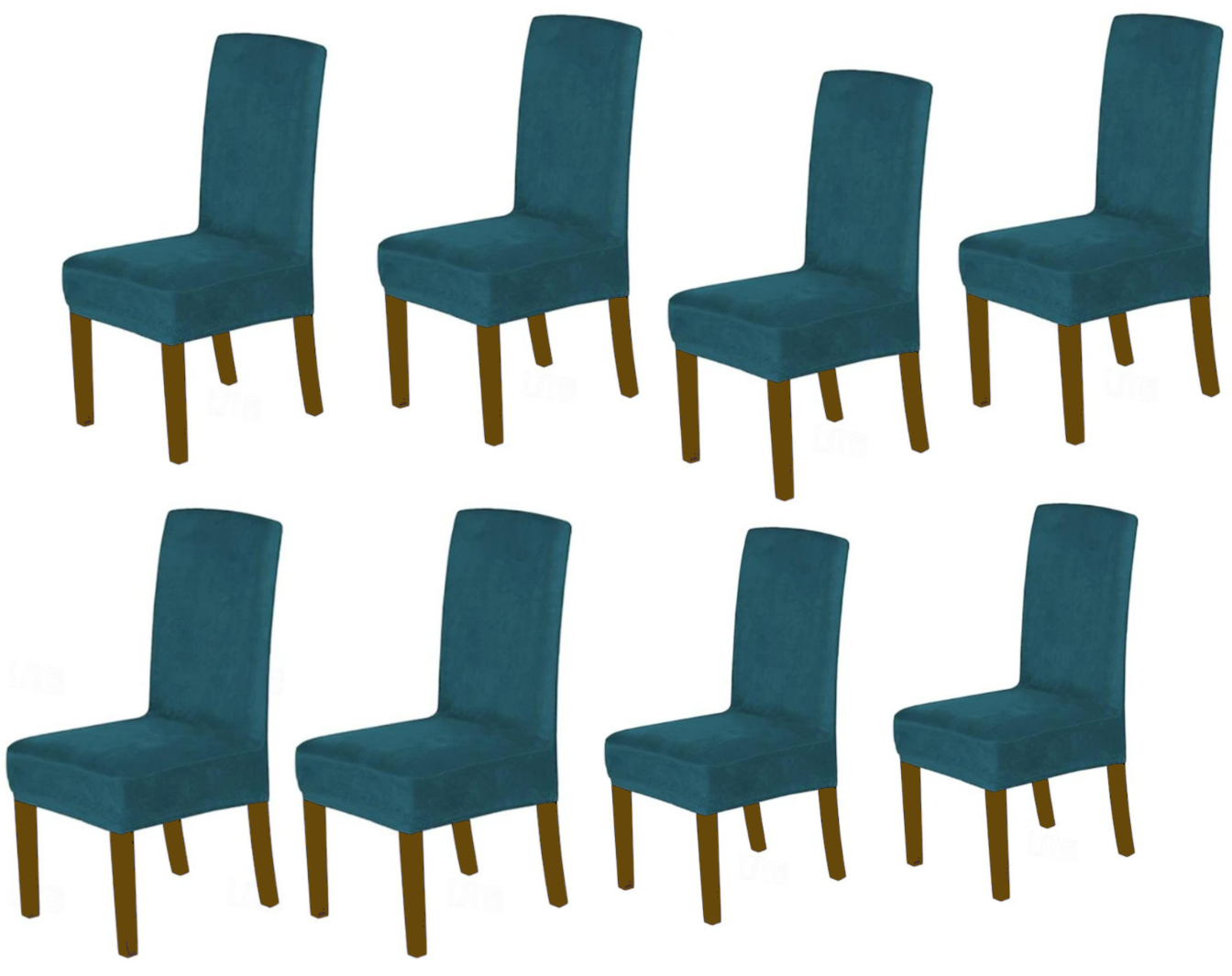 Dining Chair Covers - Velvet Fabric