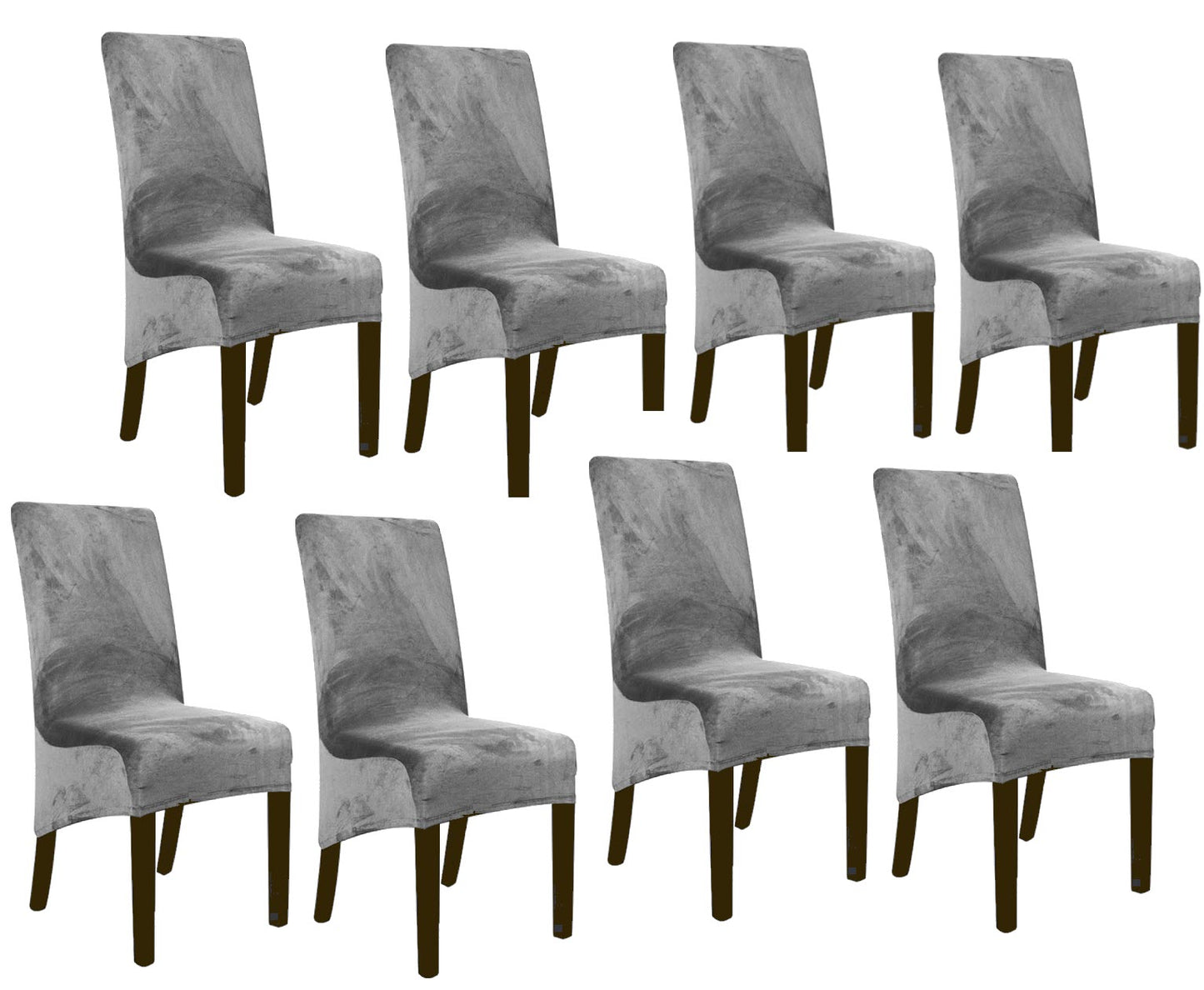 Dining Chair Covers - Velvet Fabric