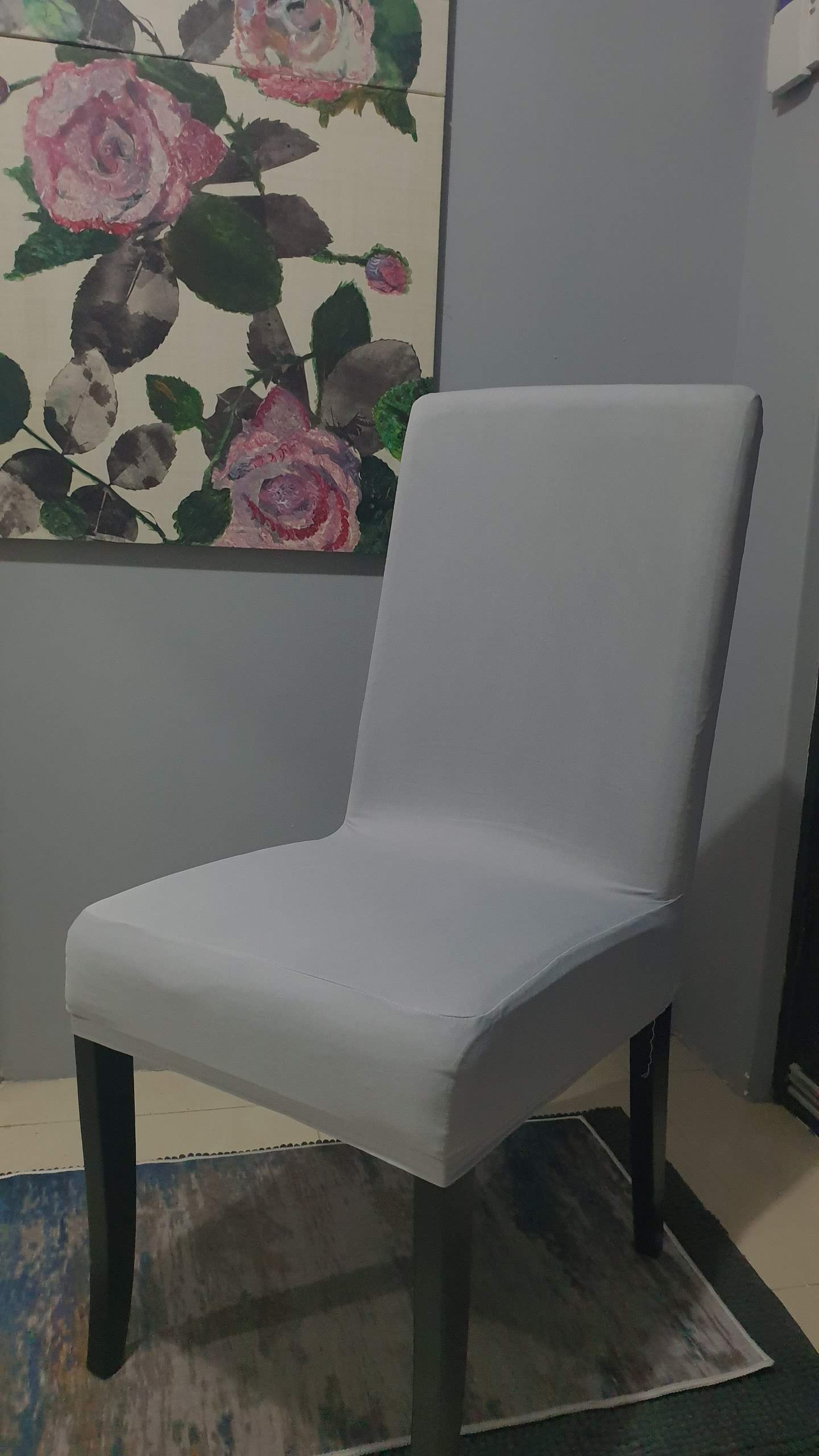 Lycra-Plain Dining Chair covers for standard chair sizes - Trendy Home Decors and Furnishings