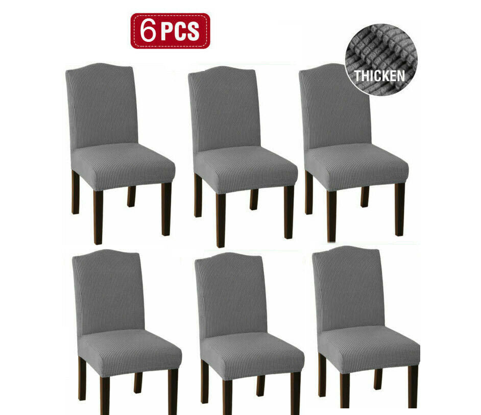 Jacquard Fabric - Dining Chair Covers Standard and XL sizes - Trendy Home Decors and Furnishings