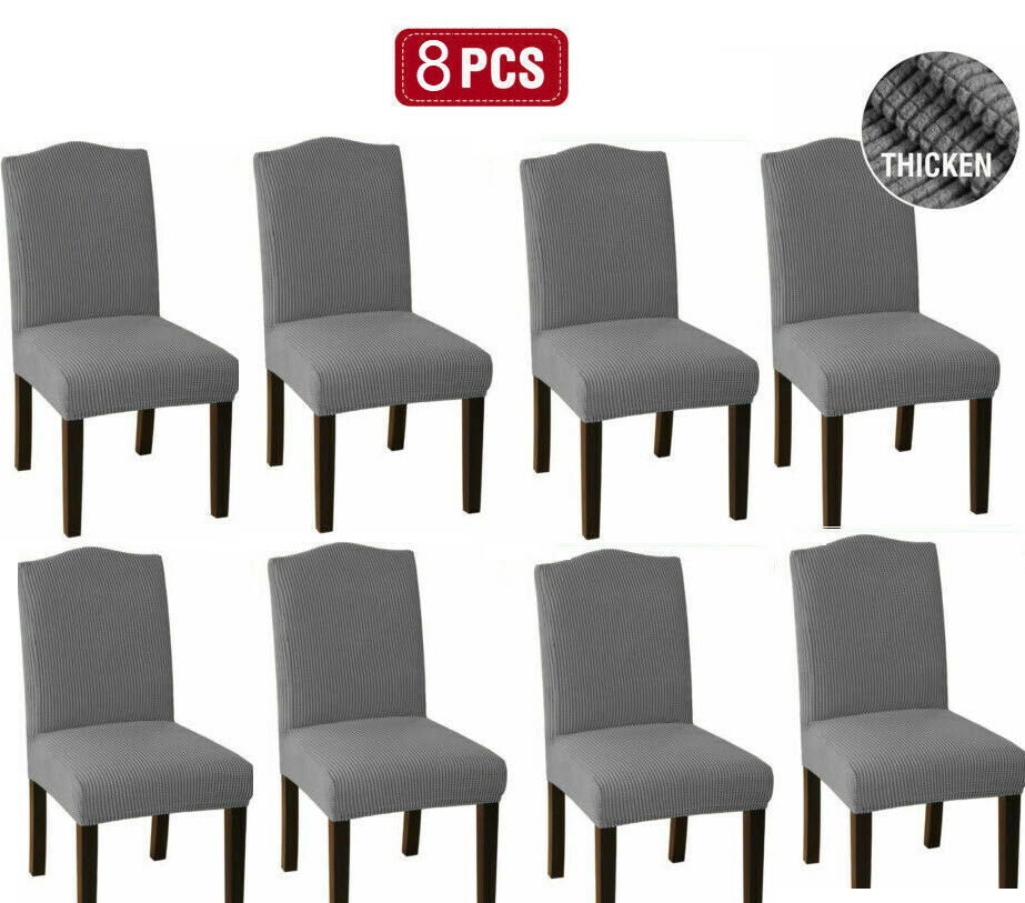 Jacquard Fabric - Dining Chair Covers Standard and XL sizes - Trendy Home Decors and Furnishings