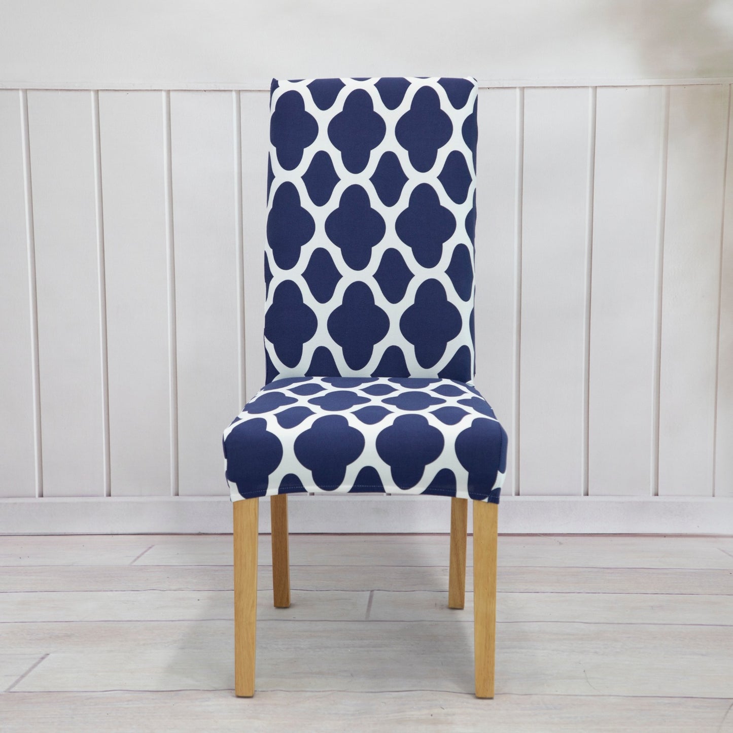 Unique Gwometric patterns Lycra- Dining Chair covers for standard chair sizes - Trendy Home Decors and Furnishings