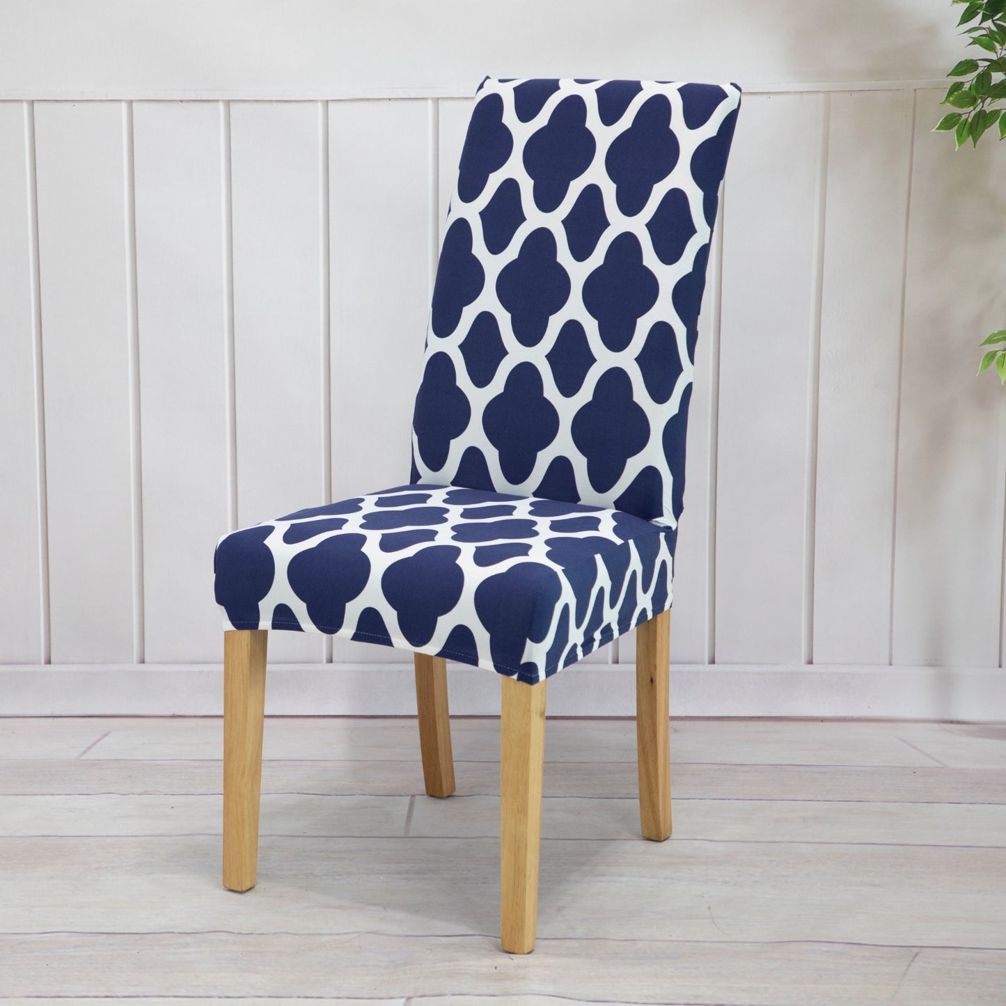 Unique Gwometric patterns Lycra- Dining Chair covers for standard chair sizes - Trendy Home Decors and Furnishings