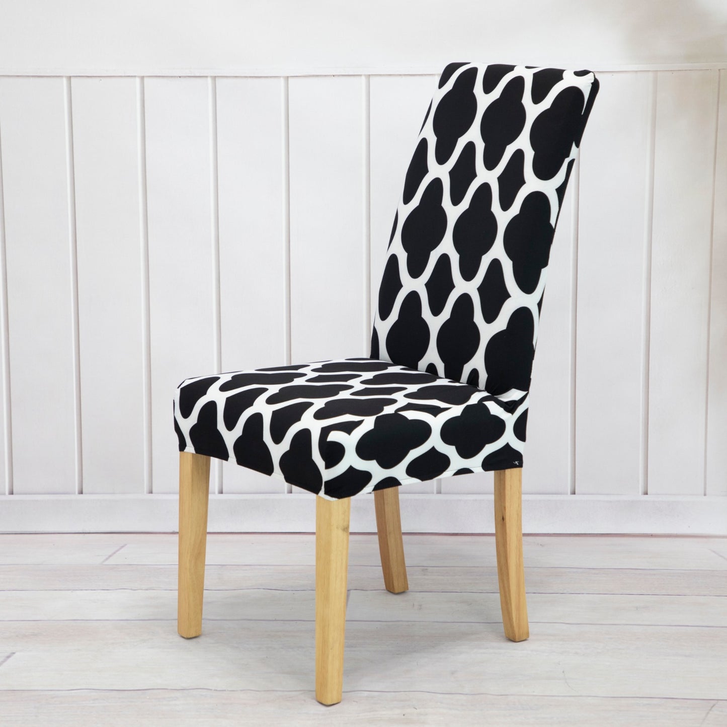 Unique Gwometric patterns Lycra- Dining Chair covers for standard chair sizes - Trendy Home Decors and Furnishings