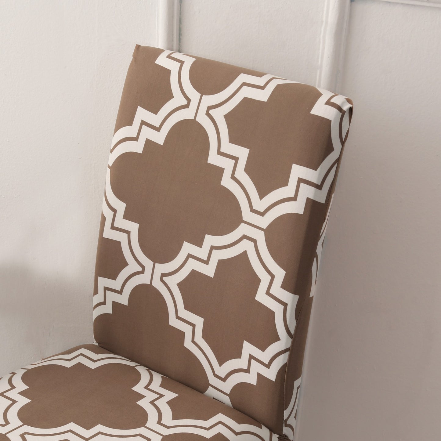 Unique Gwometric patterns Lycra- Dining Chair covers for standard chair sizes - Trendy Home Decors and Furnishings