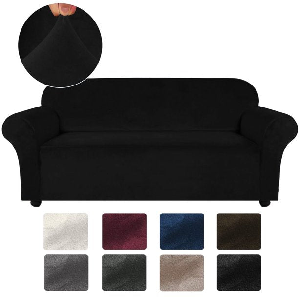 Velvet-Stretch Covers for Standard Sofas - Trendy Home Decors and Furnishings