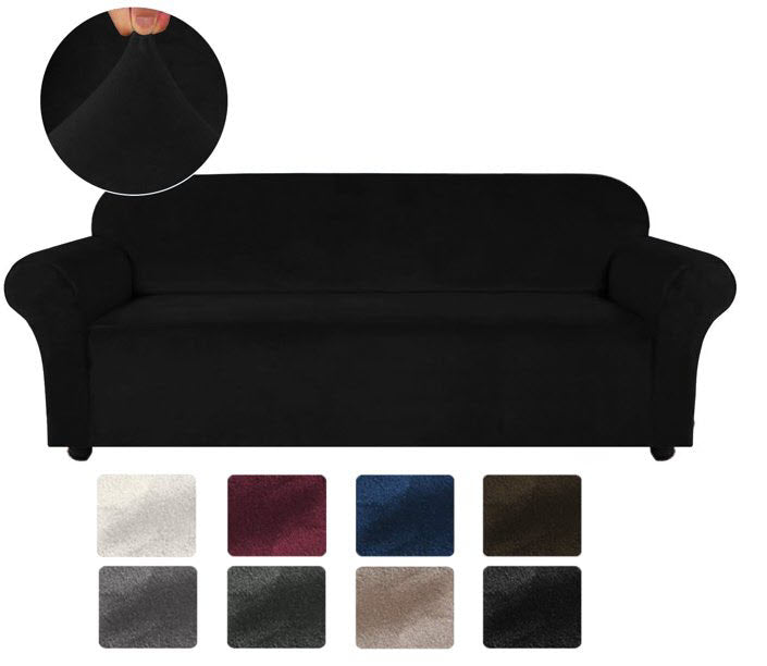 Velvet-Stretch Covers for Standard Sofas - Trendy Home Decors and Furnishings