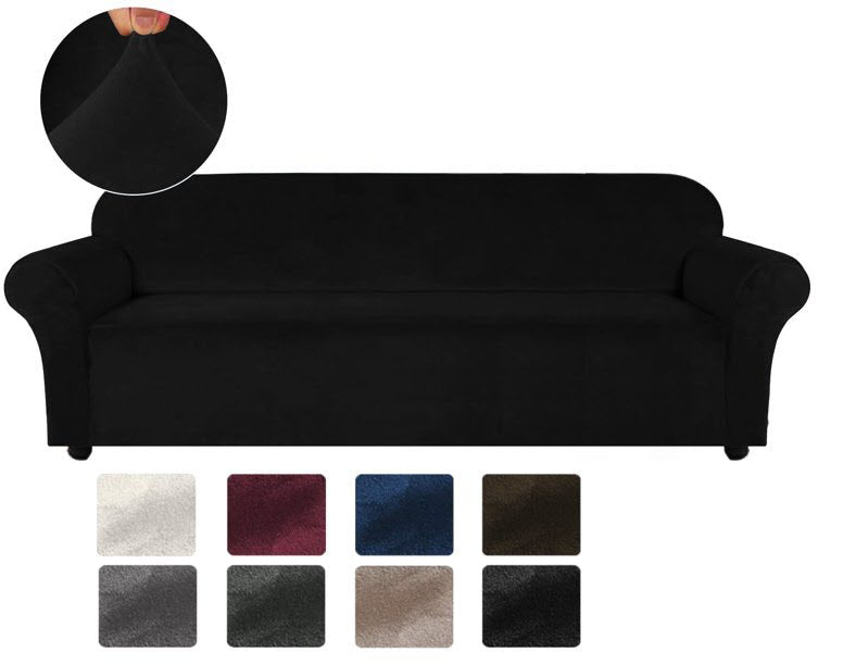 Velvet-Stretch Covers for Standard Sofas - Trendy Home Decors and Furnishings