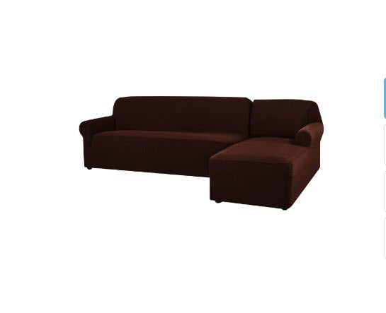 LShape Sofa Cover2-Pieces for Right Or Left Chaise with 2or3 Seat Sectional - Trendy Home Decors and Furnishings