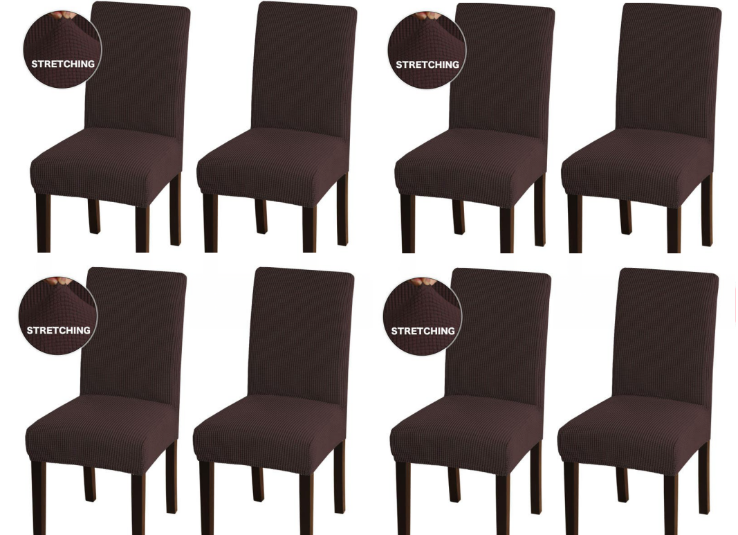 Jacquard Fabric - Dining Chair Covers Standard and XL sizes - Trendy Home Decors and Furnishings