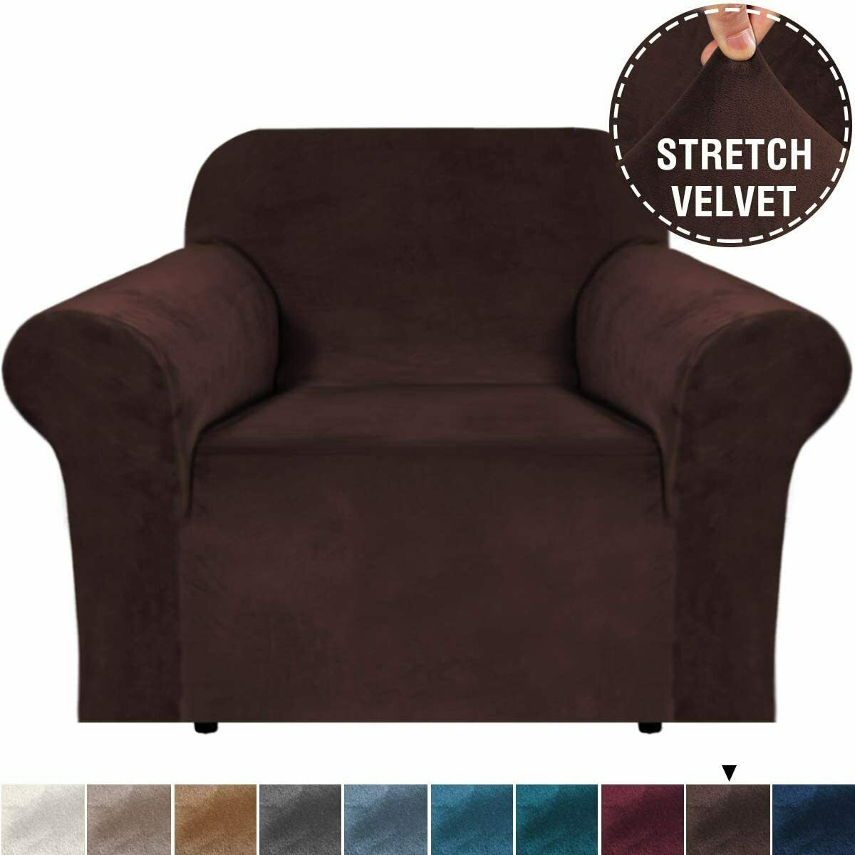 Velvet-Stretch Covers for Standard Sofas - Trendy Home Decors and Furnishings