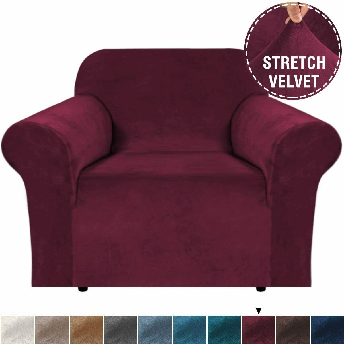 Velvet-Stretch Covers for Standard Sofas - Trendy Home Decors and Furnishings