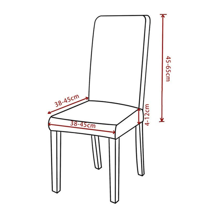 Unique Gwometric patterns Lycra- Dining Chair covers for standard chair sizes - Trendy Home Decors and Furnishings