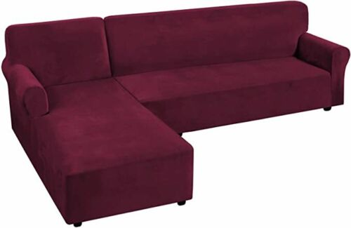 LShape Sofa Cover2-Pieces for Right Or Left Chaise with 2or3 Seat Sectional - Trendy Home Decors and Furnishings