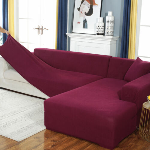 LShape Sofa Cover2-Pieces for Right Or Left Chaise with 2or3 Seat Sectional - Trendy Home Decors and Furnishings