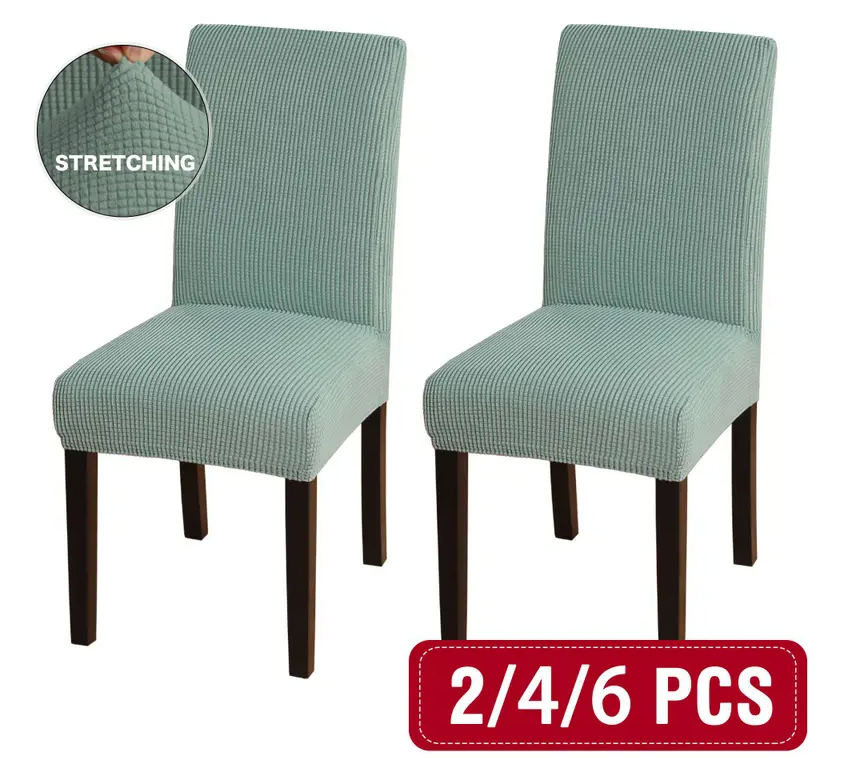 Jacquard Fabric - Dining Chair Covers Standard and XL sizes - Trendy Home Decors and Furnishings