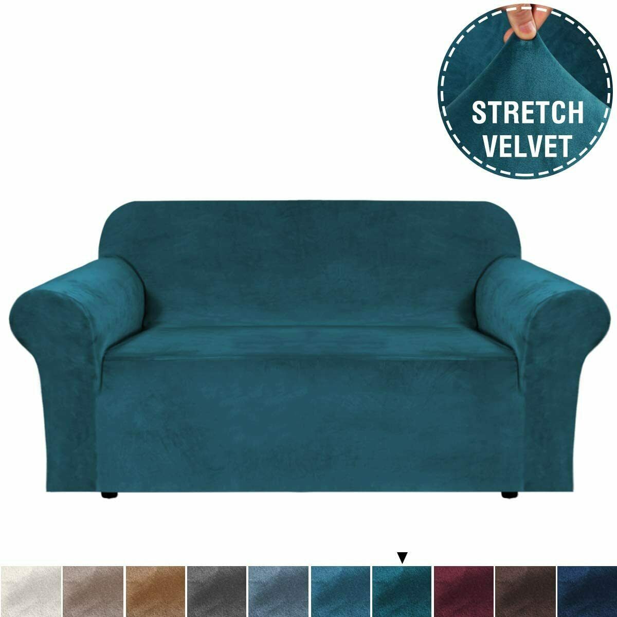 Velvet-Stretch Covers for Standard Sofas - Trendy Home Decors and Furnishings