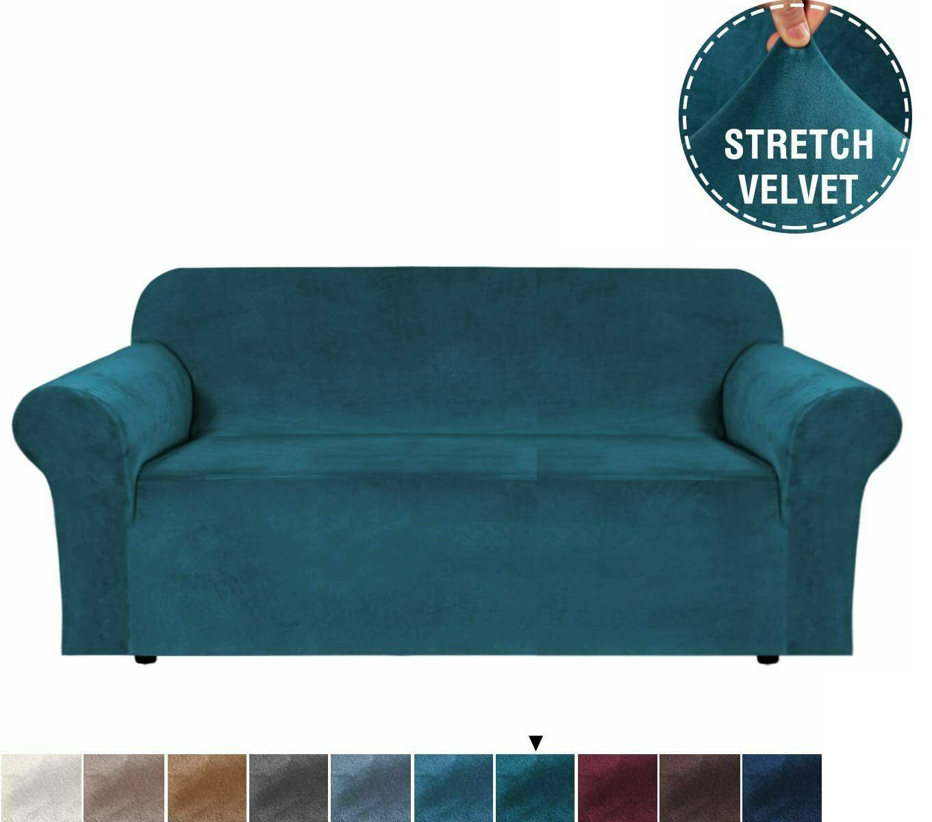 Velvet-Stretch Covers for Standard Sofas - Trendy Home Decors and Furnishings