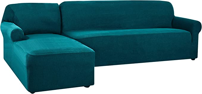 LShape Sofa Cover2-Pieces for Right Or Left Chaise with 2or3 Seat Sectional - Trendy Home Decors and Furnishings