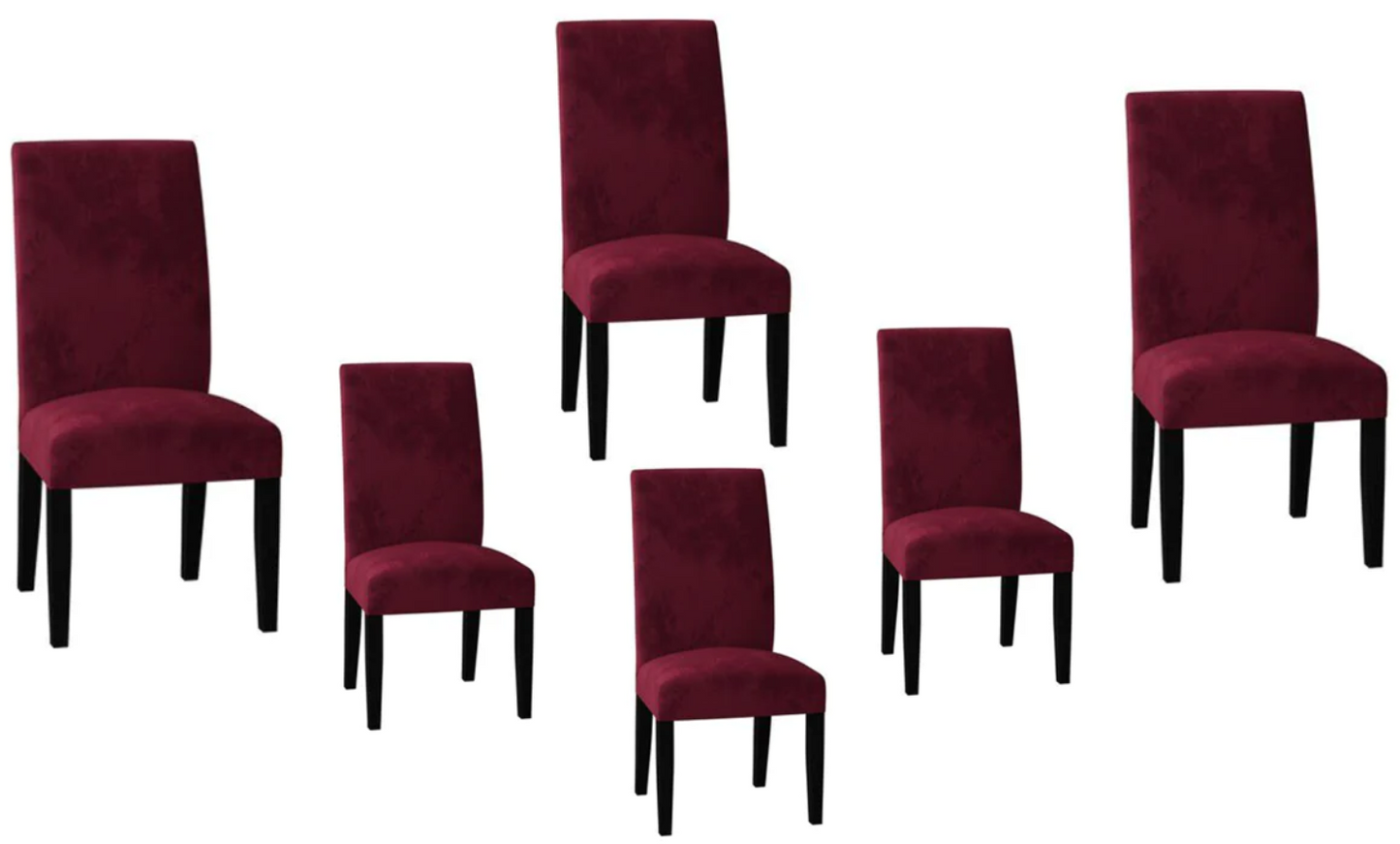 Burgundy Velvet Cover for Standard and Reclining Sofas Couches Lounges - Trendy Home Decors and Furnishings